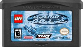 Cartridge artwork for Drome Racers on the Nintendo Game Boy Advance.