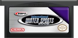 Cartridge artwork for ESPN International Winter Sports 2002 on the Nintendo Game Boy Advance.
