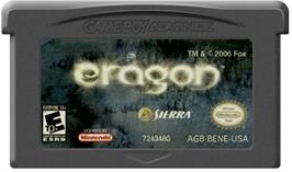 Cartridge artwork for Eragon on the Nintendo Game Boy Advance.
