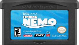 Cartridge artwork for Finding Nemo on the Nintendo Game Boy Advance.