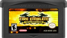 Cartridge artwork for Fire Emblem - The Sacred Stones on the Nintendo Game Boy Advance.