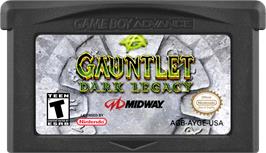 Cartridge artwork for Gauntlet - Dark Legacy on the Nintendo Game Boy Advance.