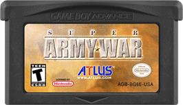 Cartridge artwork for Glory Days - The Essence of War on the Nintendo Game Boy Advance.
