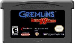 Cartridge artwork for Gremlins: Stripe Vs. Gizmo on the Nintendo Game Boy Advance.