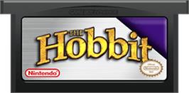 Cartridge artwork for Hobbit on the Nintendo Game Boy Advance.