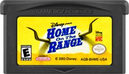 Cartridge artwork for Home On The Range on the Nintendo Game Boy Advance.