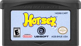 Cartridge artwork for Horsez on the Nintendo Game Boy Advance.