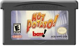 Cartridge artwork for Hot Potato on the Nintendo Game Boy Advance.