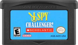 Cartridge artwork for I Spy Challenger! on the Nintendo Game Boy Advance.
