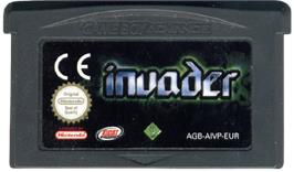 Cartridge artwork for Invader on the Nintendo Game Boy Advance.