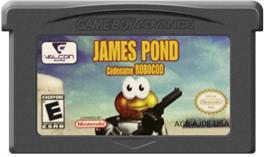Cartridge artwork for James Pond 2: Codename: RoboCod on the Nintendo Game Boy Advance.
