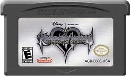 Cartridge artwork for Kingdom Hearts: Chain of Memories on the Nintendo Game Boy Advance.