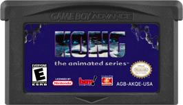 Cartridge artwork for Kong - The Animated Series on the Nintendo Game Boy Advance.