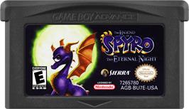 Cartridge artwork for Legend Of Spyro - The Eternal Night, The on the Nintendo Game Boy Advance.