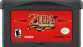 Cartridge artwork for Legend Of Zelda - The Minish Cap, The on the Nintendo Game Boy Advance.