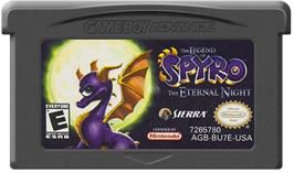 Cartridge artwork for Legend of Spyro: The Eternal Night on the Nintendo Game Boy Advance.