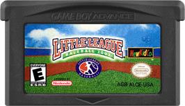 Cartridge artwork for Little League Baseball 2002 on the Nintendo Game Boy Advance.