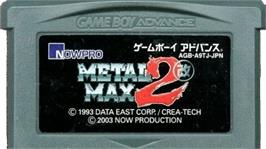 Cartridge artwork for Metal Max 2 Kai on the Nintendo Game Boy Advance.