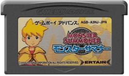 Cartridge artwork for Monster Summoner on the Nintendo Game Boy Advance.