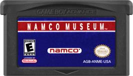 Cartridge artwork for Namco Museum on the Nintendo Game Boy Advance.