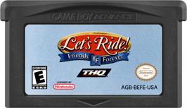 Cartridge artwork for Pferd and Pony: Best Friends - Mein Pferd on the Nintendo Game Boy Advance.