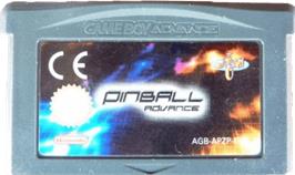 Cartridge artwork for Pinball Advance on the Nintendo Game Boy Advance.