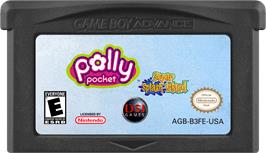 Cartridge artwork for Polly Pocket ! Super Splash Island on the Nintendo Game Boy Advance.