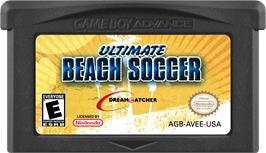 Cartridge artwork for Pro Beach Soccer on the Nintendo Game Boy Advance.