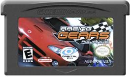 Cartridge artwork for Racing Gears Advance on the Nintendo Game Boy Advance.