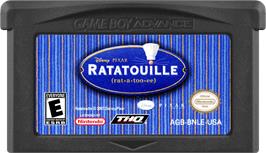 Cartridge artwork for Ratatouille on the Nintendo Game Boy Advance.