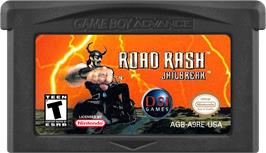 Cartridge artwork for Road Rash - Jailbreak on the Nintendo Game Boy Advance.
