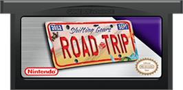 Cartridge artwork for Road Trip: Shifting Gears on the Nintendo Game Boy Advance.