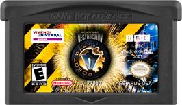 Cartridge artwork for Robot Wars - Advanced Destruction on the Nintendo Game Boy Advance.