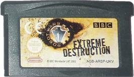 Cartridge artwork for Robot Wars - Extreme Destruction on the Nintendo Game Boy Advance.