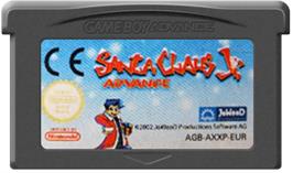 Cartridge artwork for Santa Claus Jr. Advance on the Nintendo Game Boy Advance.