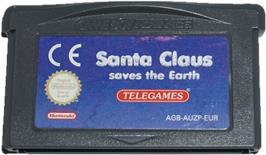 Cartridge artwork for Santa Claus Saves The Earth on the Nintendo Game Boy Advance.