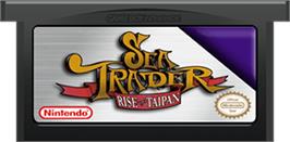 Cartridge artwork for Sea Trader: Rise of Taipan on the Nintendo Game Boy Advance.