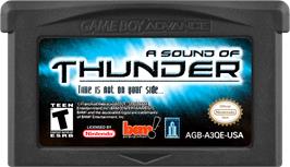 Cartridge artwork for Sound Of Thunder, A on the Nintendo Game Boy Advance.