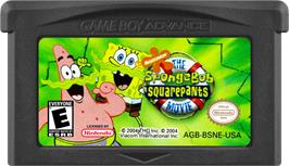 Cartridge artwork for Spongebob Squarepants Movie, The on the Nintendo Game Boy Advance.