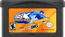 Cartridge artwork for Ssx Tricky on the Nintendo Game Boy Advance.