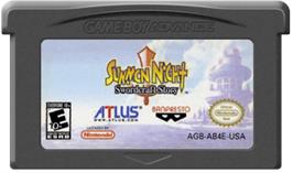 Cartridge artwork for Summon Night Craft Sword Monogatari: Hajimari no Ishi on the Nintendo Game Boy Advance.