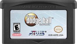 Cartridge artwork for Super Dodge Ball Advance on the Nintendo Game Boy Advance.