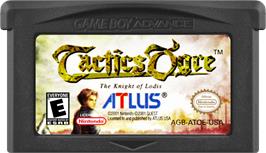 Cartridge artwork for Tactics Ogre - The Knight Of Lodis on the Nintendo Game Boy Advance.