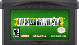 Cartridge artwork for Tales Of Phantasia on the Nintendo Game Boy Advance.