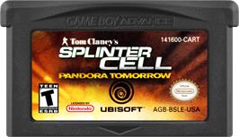 Cartridge artwork for Tom Clancy's Splinter Cell - Pandora Tomorrow on the Nintendo Game Boy Advance.