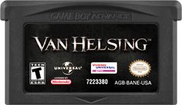 Cartridge artwork for Van Helsing on the Nintendo Game Boy Advance.