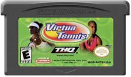 Cartridge artwork for Virtua Tennis on the Nintendo Game Boy Advance.