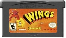 Cartridge artwork for Wings on the Nintendo Game Boy Advance.