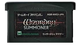 Cartridge artwork for Wizardry Summoner on the Nintendo Game Boy Advance.