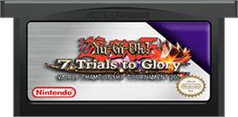 Cartridge artwork for Yu-Gi-Oh!: The Eternal Duelist Soul on the Nintendo Game Boy Advance.